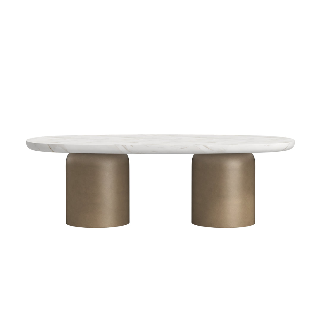 Verge Oval Cocktail Table