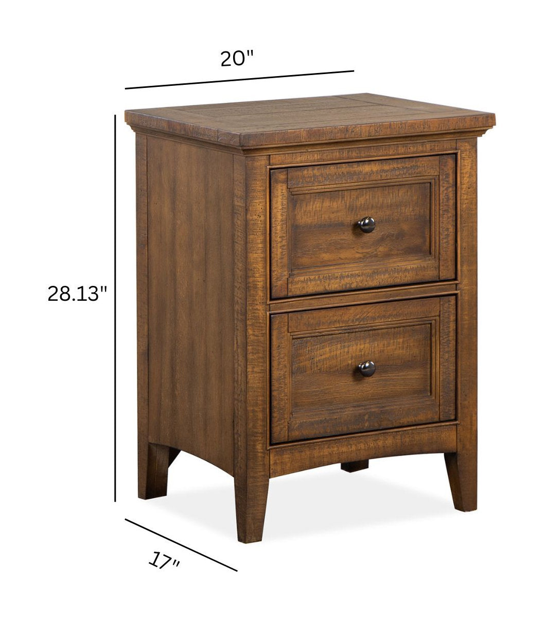 Bay Creek Toasted Nutmeg Small Drawer Nightstand - B4398-06