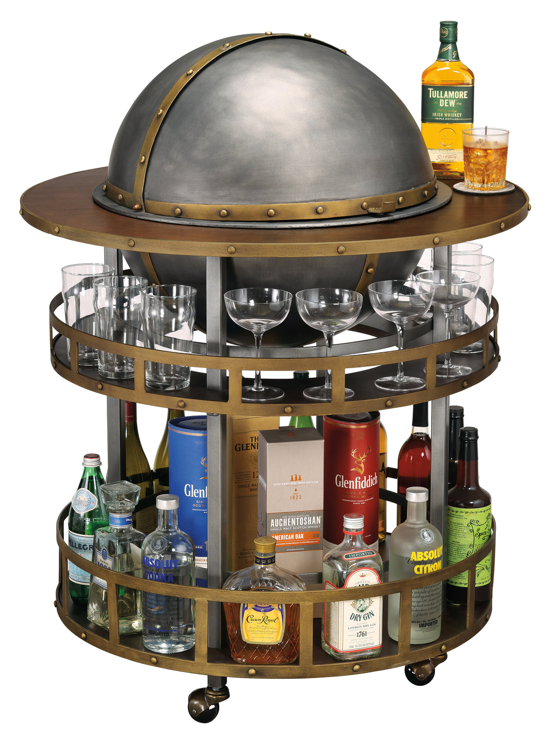 American Home Furniture | Howard Miller - Globe Bar Cart