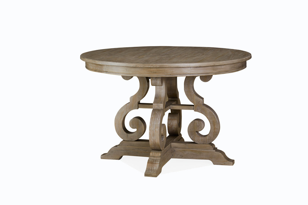 Tinley Park Dove Tail Grey 48" Round Dining Table - D4646-22