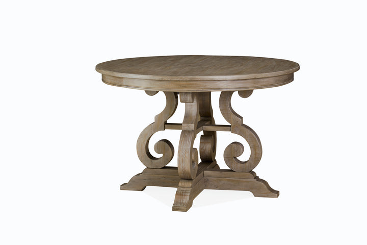 Tinley Park Dove Tail Grey 48" Round Dining Table - D4646-22