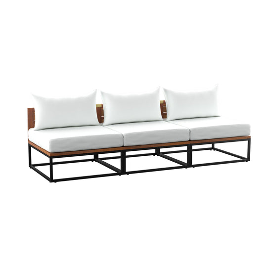 SEI Furniture Taradale Modular Outdoor Sofa w/ Cushions OUTDOOR SOFAS + SECTIONALS