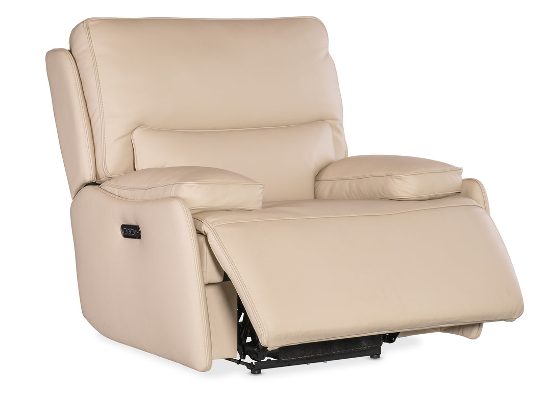 American Home Furniture | Hooker Furniture - Kramer Zero Gravity Power Recliner w/ Power Headrest - Beige