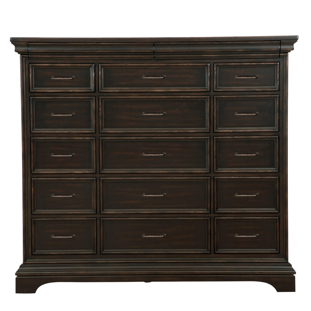 Caldwell 17 Drawer Master Dresser - AmericanHomeFurniture