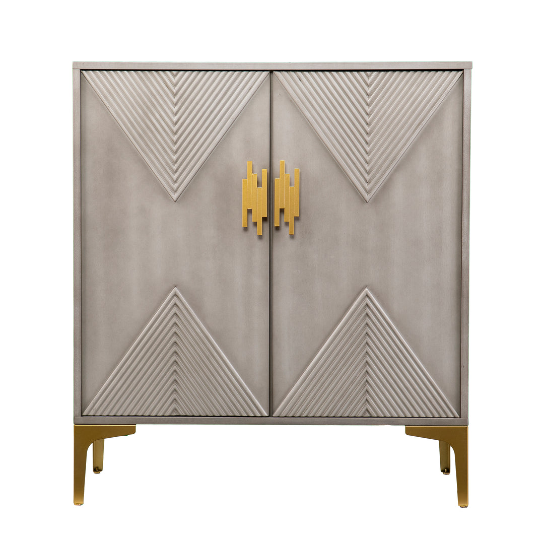American Home Furniture | SEI Furniture - Lantara Modern Storage Cabinet