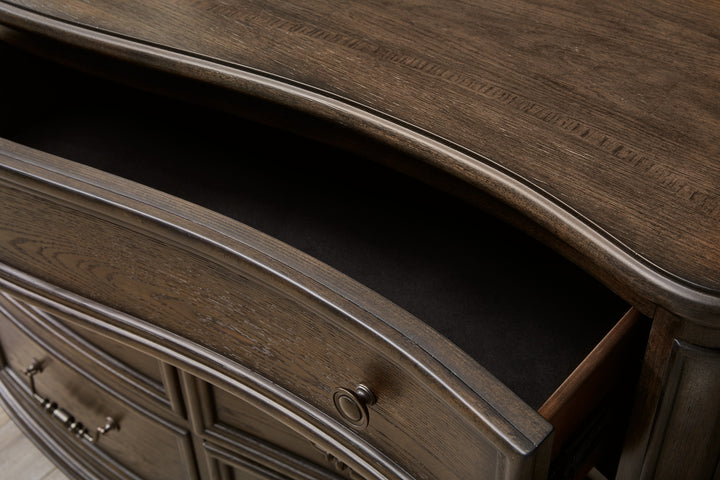Saddle Creek Timber Brown Dresser - P412100