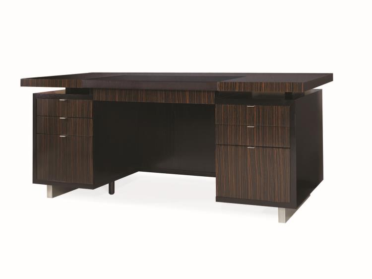 American Home Furniture | Century - Century Office Ebony Desk