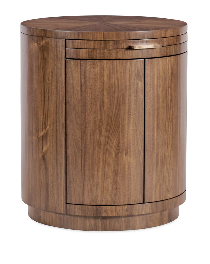 American Home Furniture Hooker Furniture Eleana Round Nightstand