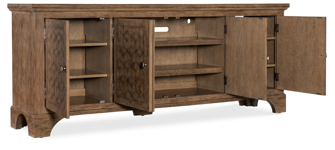 American Home Furniture | Hooker Furniture - Americana Entertainment Credenza - Honey