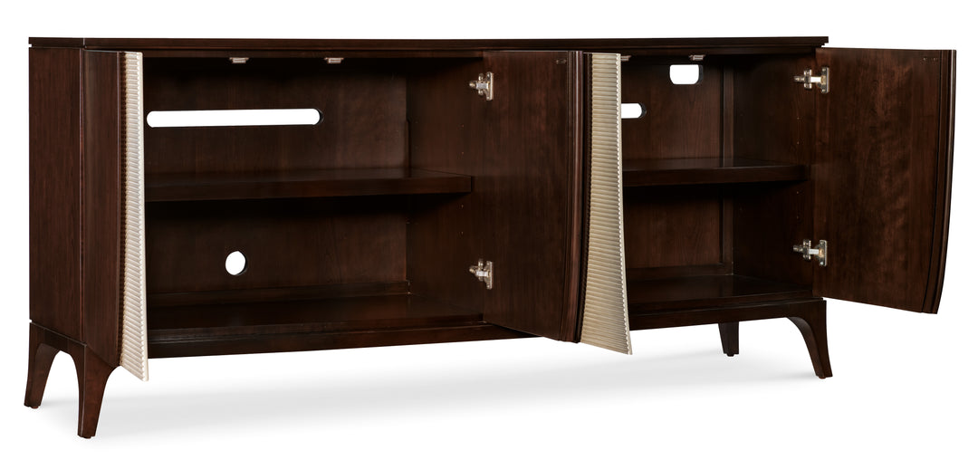 American Home Furniture | Hooker Furniture - Bella Donna Entertainment Credenza - Caviar