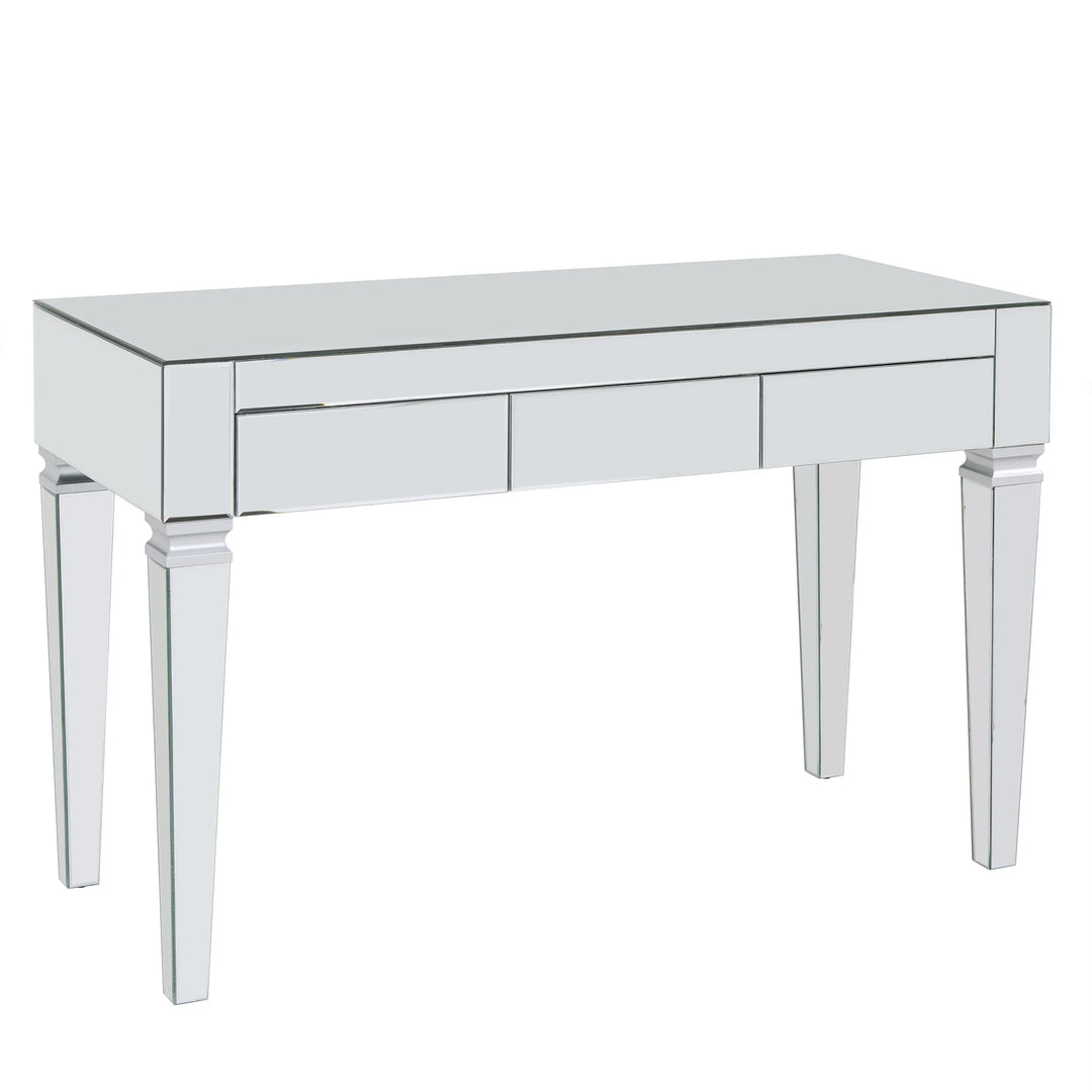 Darien Mirrored Desk - Glam - Silver - AmericanHomeFurniture