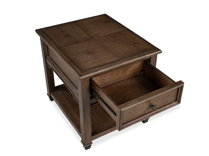 Cormac Brown Rectangular End Table - T6589-03