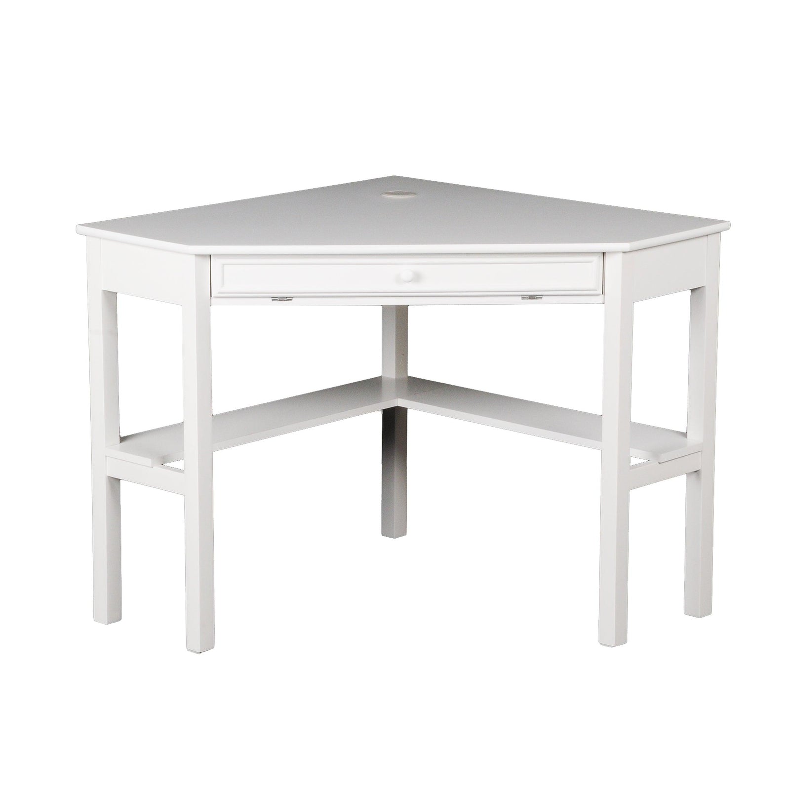 SEI Furniture Wardboro Corner Computer Desk - White DESKS