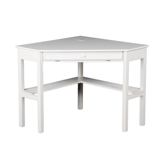 SEI Furniture Wardboro Corner Computer Desk - White DESKS