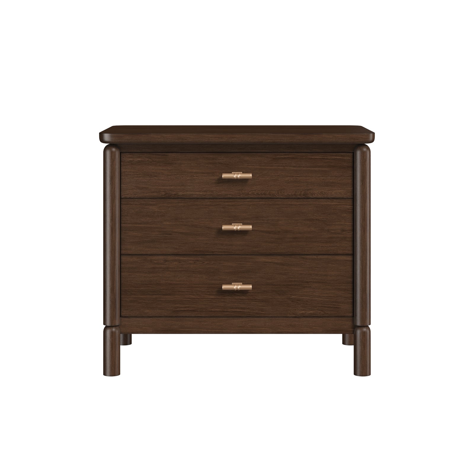 Verge 3 Drawer Nightstand