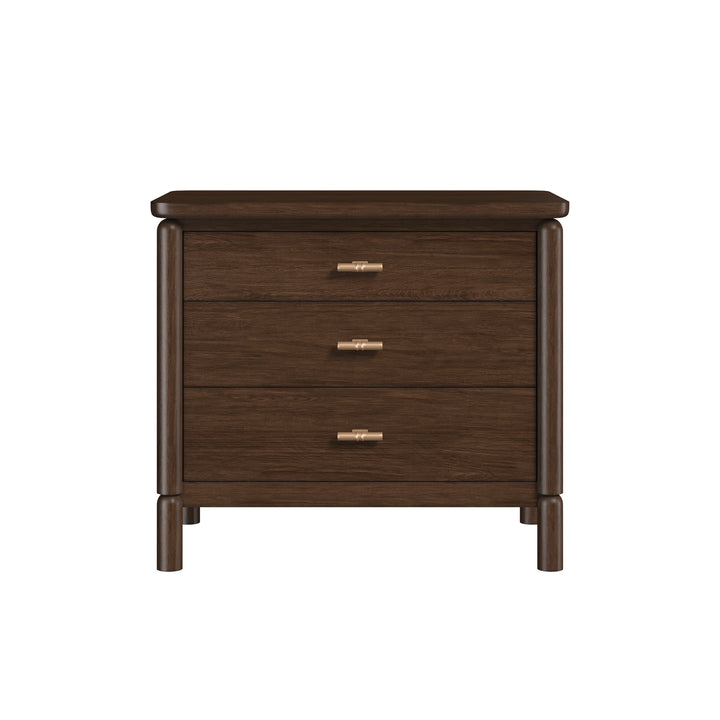Verge 3 Drawer Nightstand