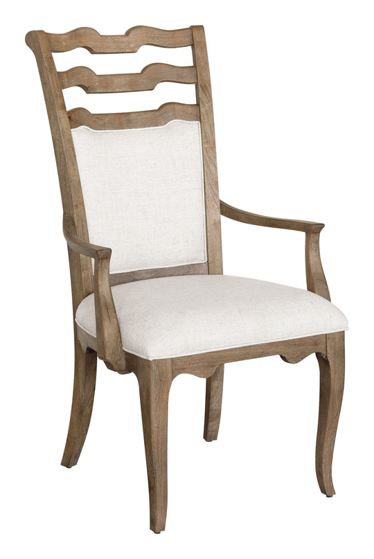 Weston Hills Flax Seed Upholstered Arm Chair - Set of 2 - P293271