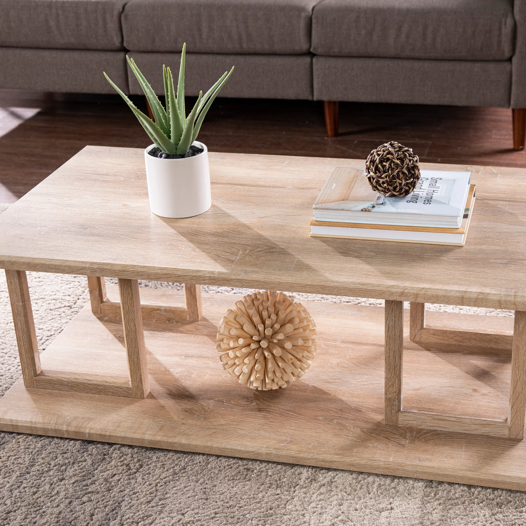 Markworth Geometric Coffee Table - AmericanHomeFurniture