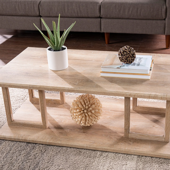 Markworth Geometric Coffee Table - AmericanHomeFurniture