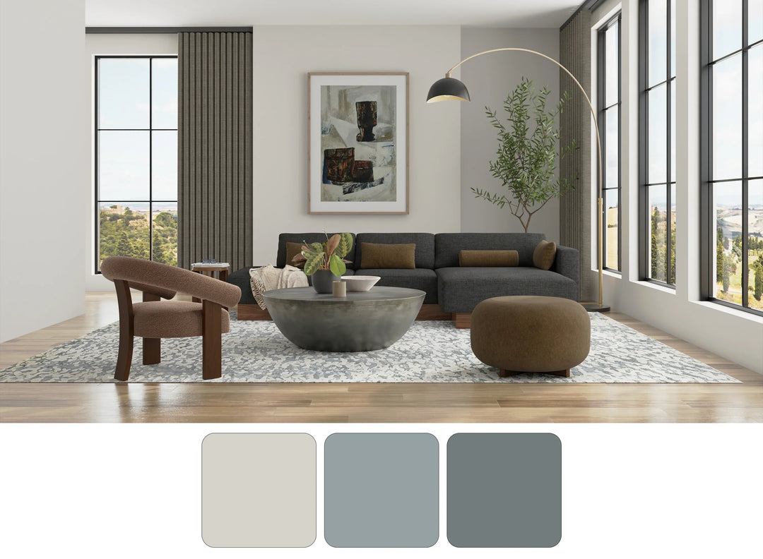 Rectangle/Ivory-Blue