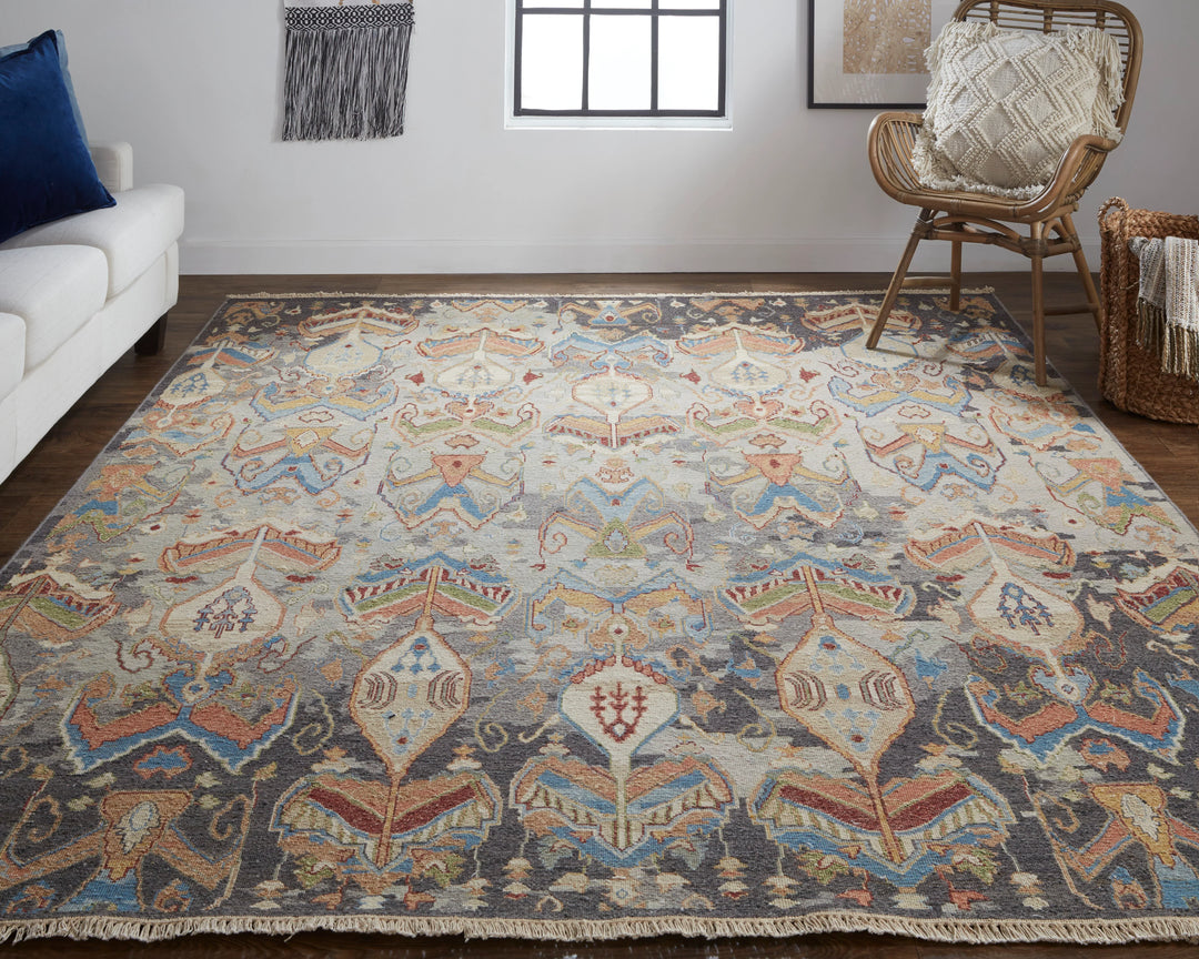 Rectangle/Charcoal-Multi