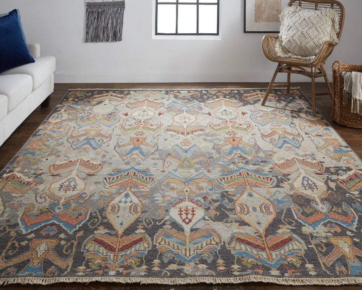 Rectangle/Charcoal-Multi