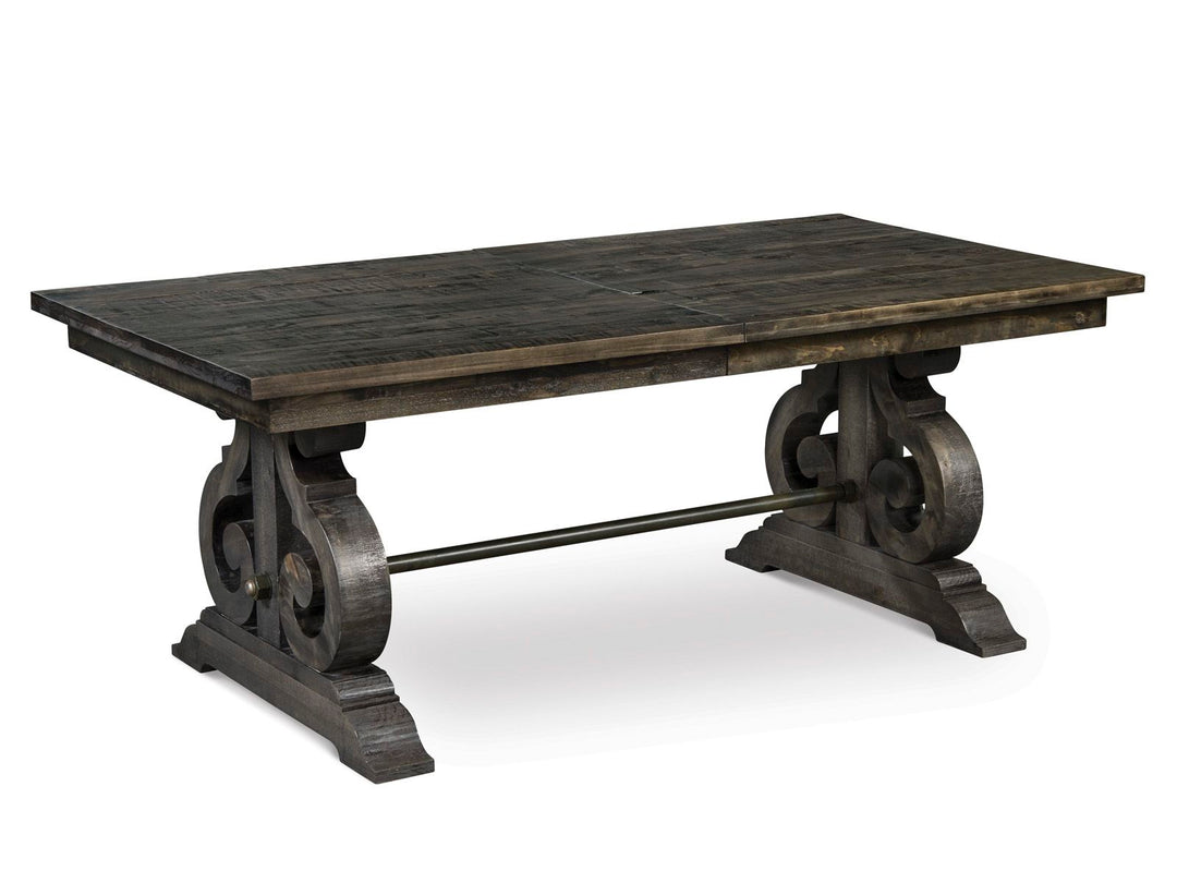 Bellamy Peppercorn Extendable Rectangular Dining Table - D2491-20