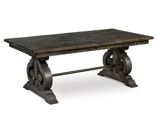Bellamy Peppercorn Extendable Rectangular Dining Table - D2491-20