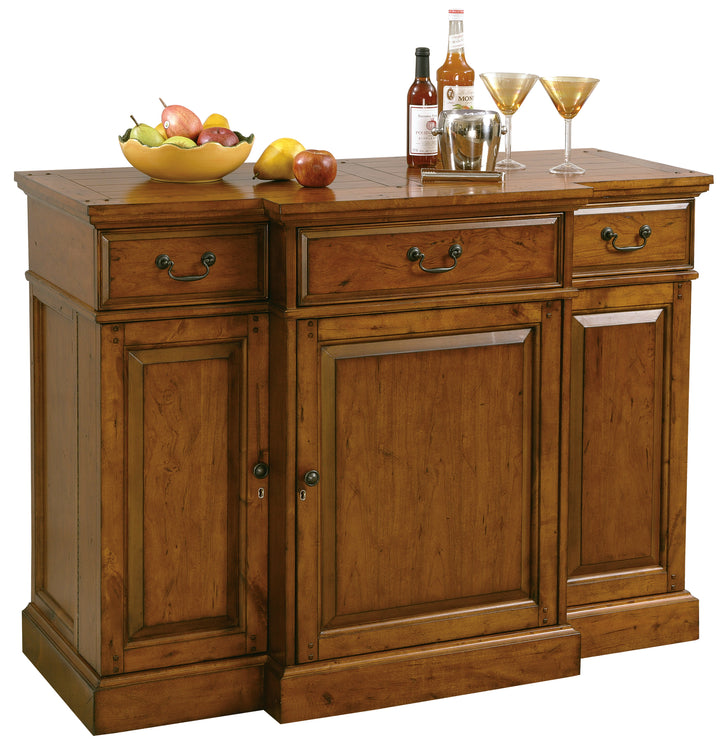 American Home Furniture | Howard Miller - Shiraz Wine Console