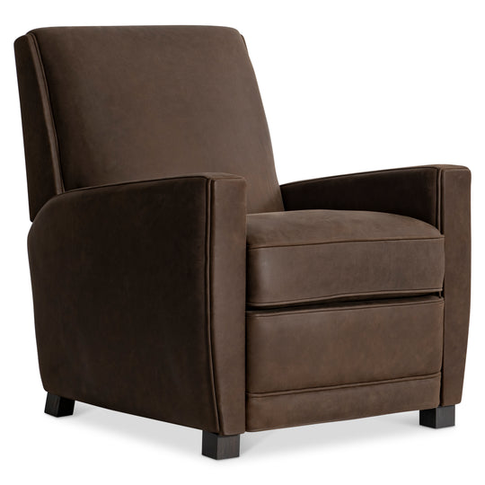 Bastille Leather Recliner, Brown
