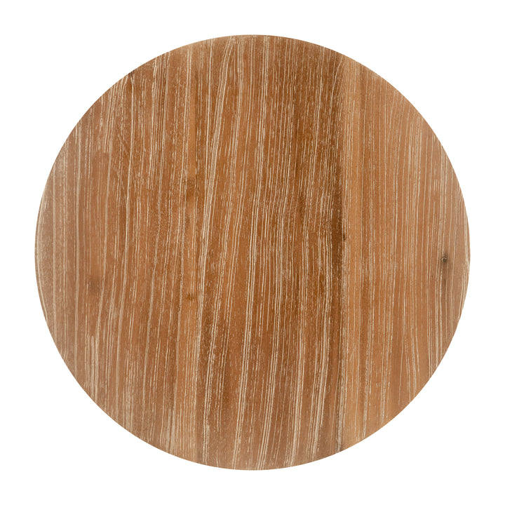 Biban Side Table Natural & Gray