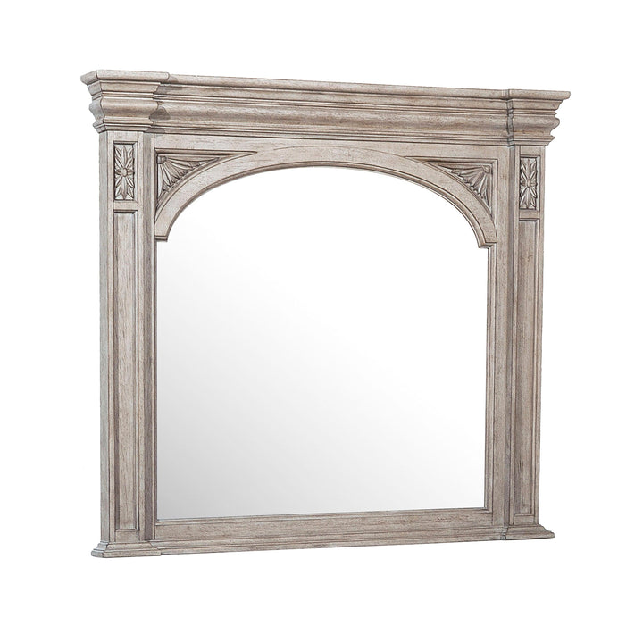Kingsbury Beveled Dresser Mirror - AmericanHomeFurniture