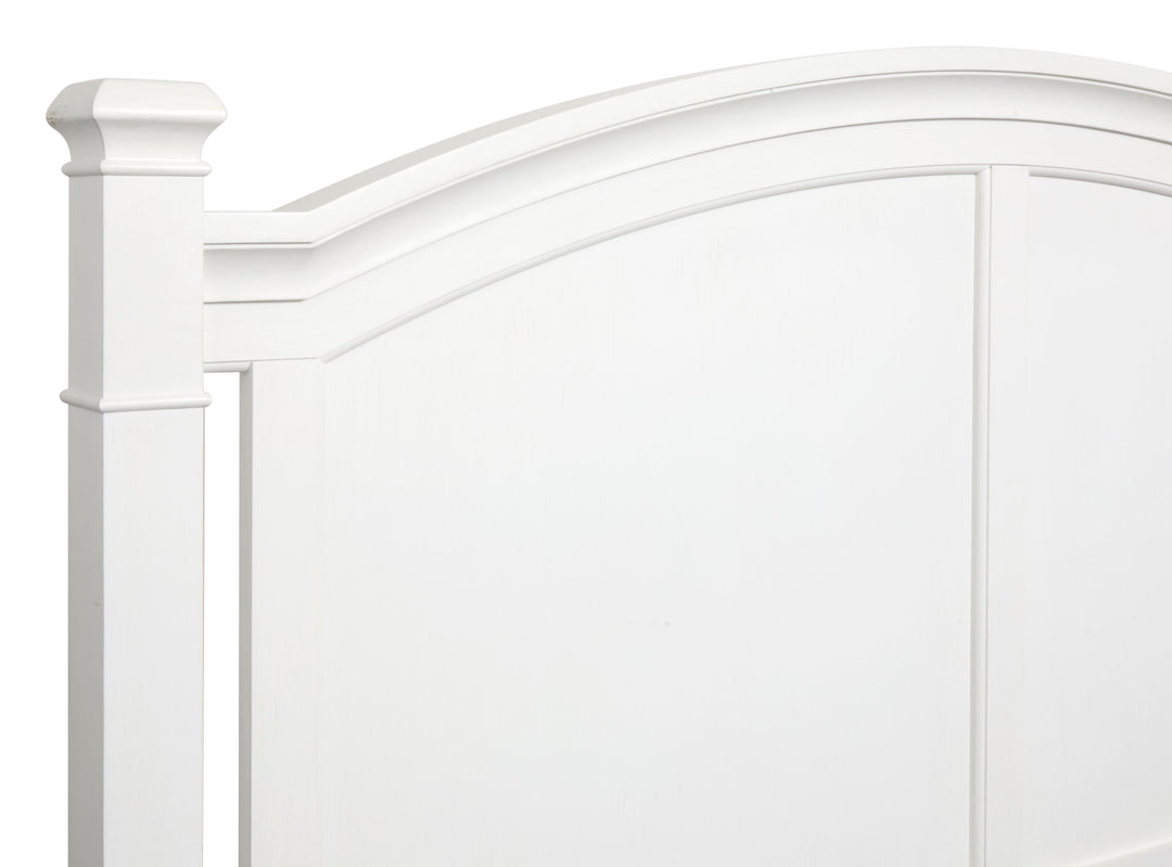Kingston Whisper White And Cerused Nutmeg California King Panel Bed - B6407-74