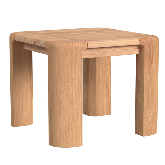Natural Teak End Table