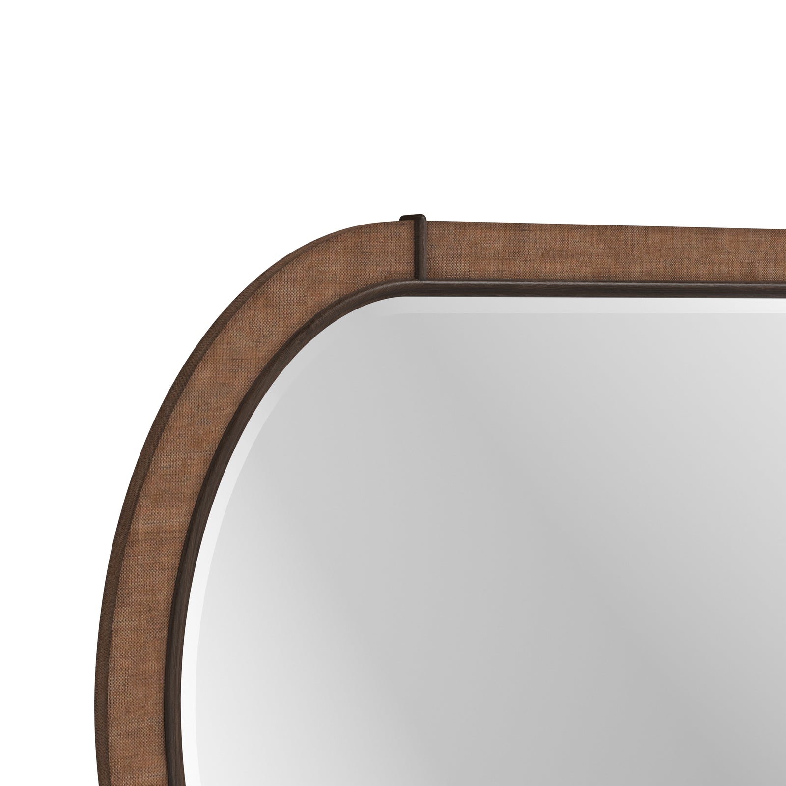 Verge Oval Mirror Woven