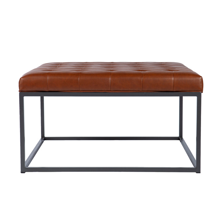 American Home Furniture | SEI Furniture - Ciarin Upholstered Cocktail Ottoman - Brown