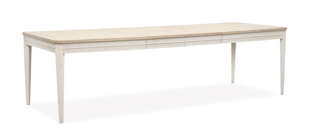 Echo Isles Sea Pearl And Driftwood Extendable Rectangular Dining Table - D6310-20