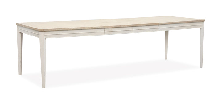 Echo Isles Sea Pearl And Driftwood Extendable Rectangular Dining Table - D6310-20