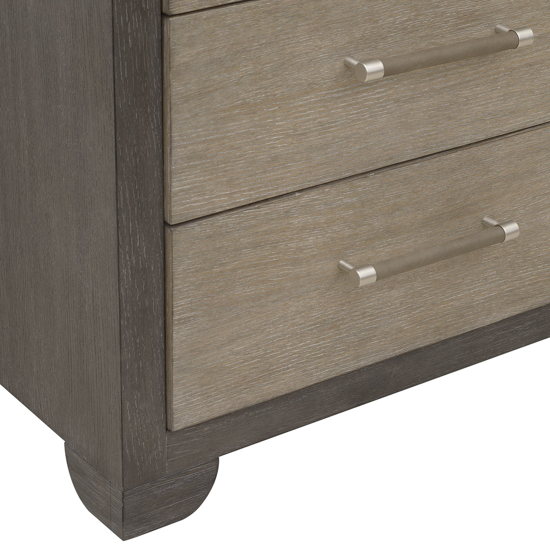 Anderson Park Moose Trail And Frontier Brown 3 Drawer Nightstand - P402140