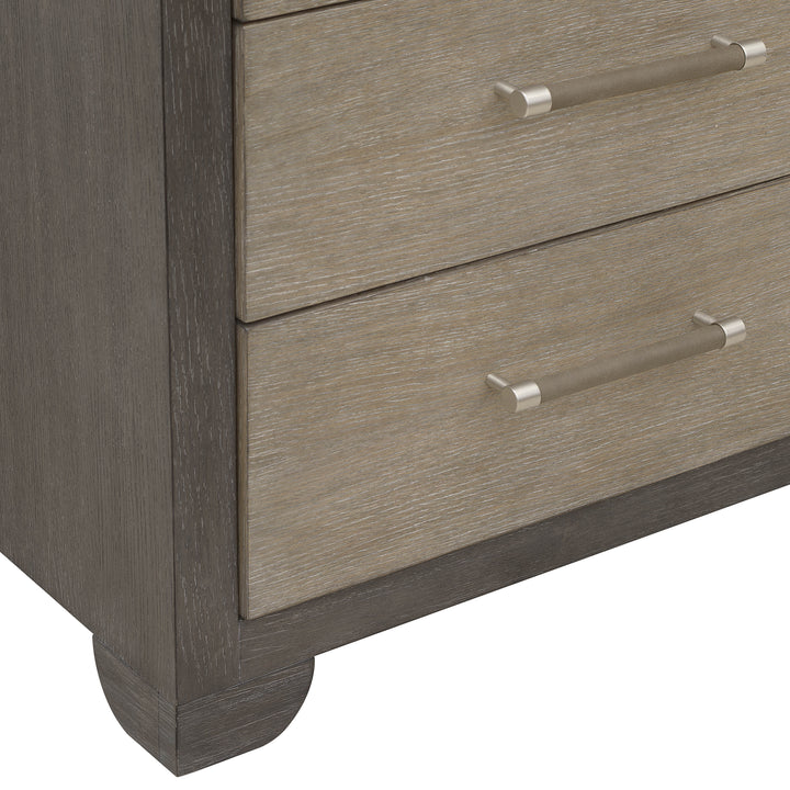 Anderson Park Moose Trail And Frontier Brown 3 Drawer Nightstand - P402140