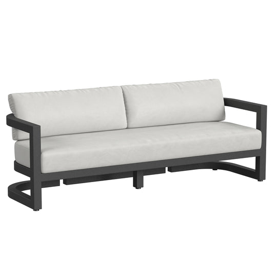 Malibu Sofa in Cast Silver, No Welt