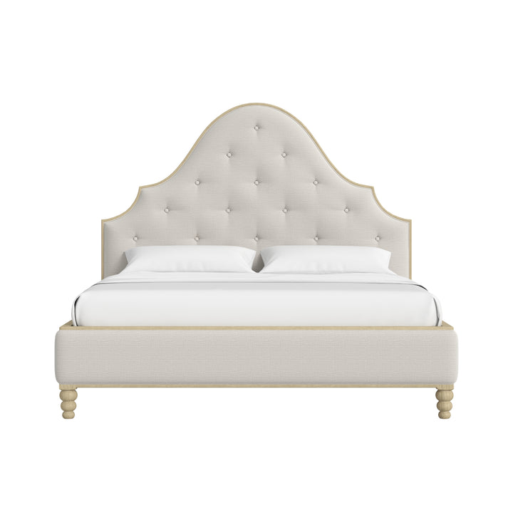 Haven QN Uph Bed-Sundrch Oak