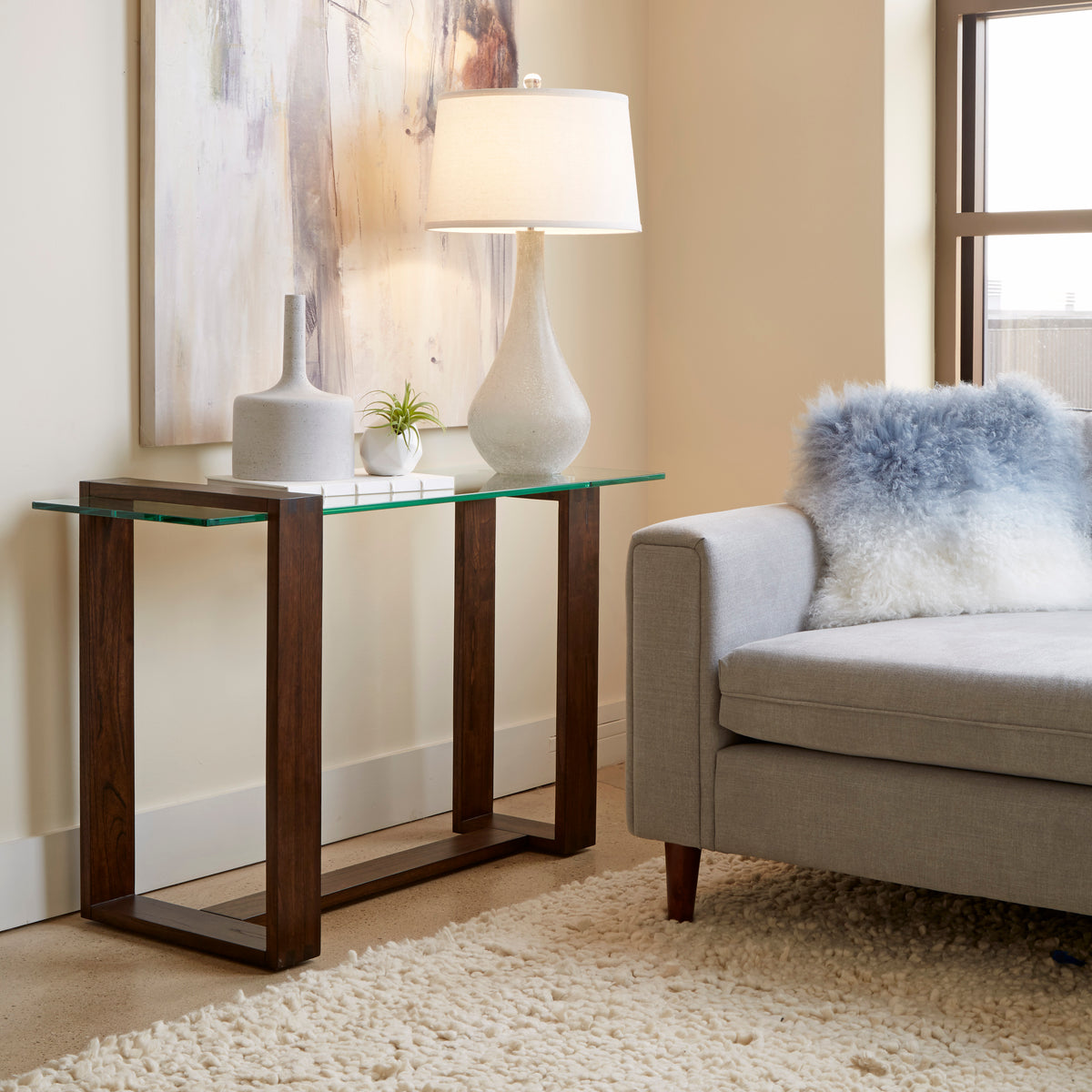 Bristow Acorn Rectangular Sofa Table - T4527-73