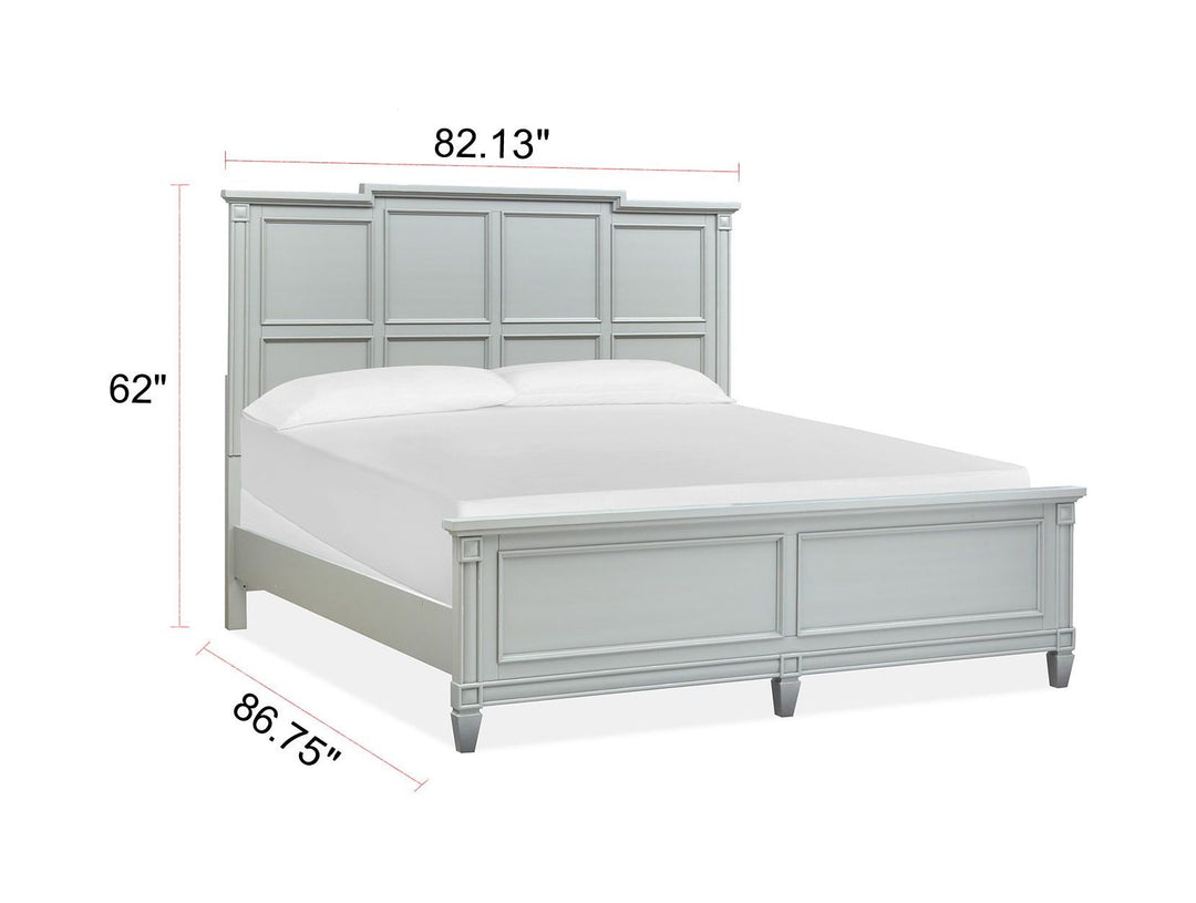 Glenbrook Pebble King Panel Bed - B5668-64