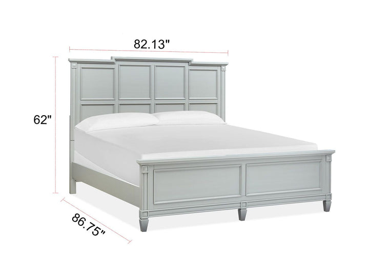 Glenbrook Pebble King Panel Bed - B5668-64
