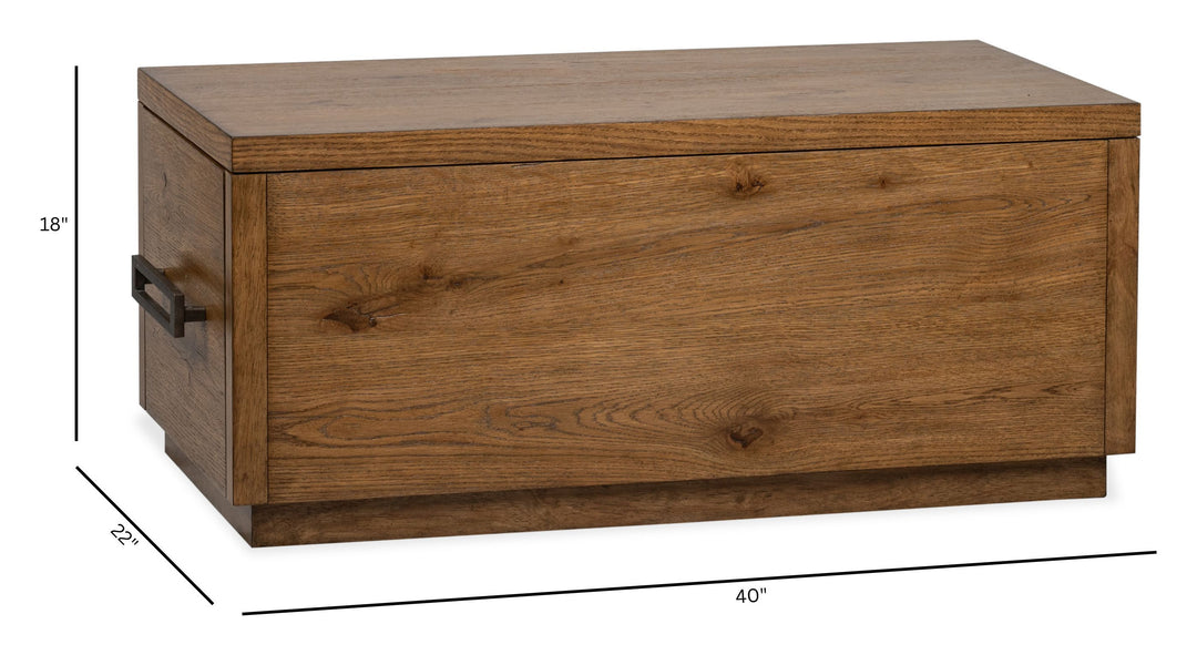 Marcel Brown Lift Top Storage Cocktail Table - T6378-50