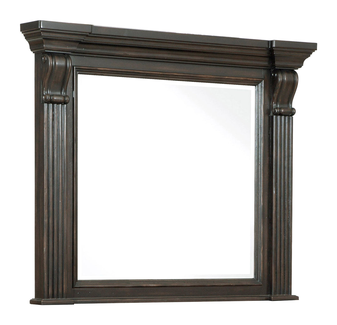 Caldwell Smoked Molasses 11 Drawer Dresser With Mirror - P012-BR-K7