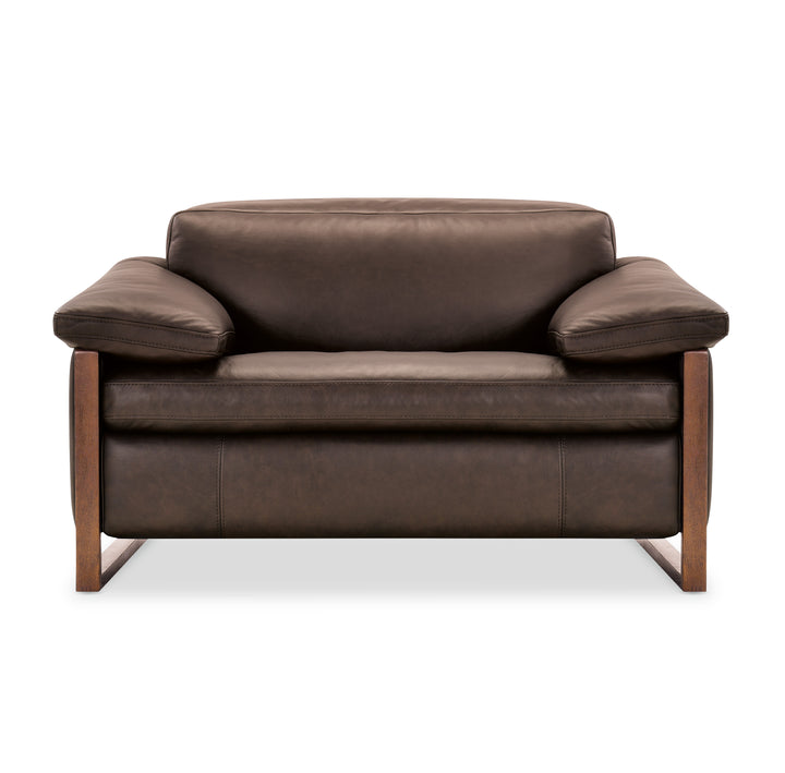 43.2"L x 53.5"W x 32.2"H/Dark wood finish