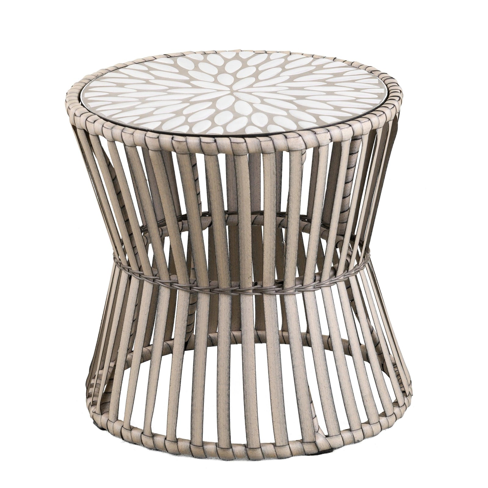 SEI Furniture Melilani Round Outdoor Side Table OUTDOOR ACCENT TABLES