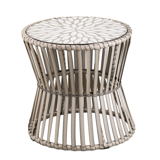 SEI Furniture Melilani Round Outdoor Side Table OUTDOOR ACCENT TABLES
